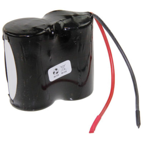 Batterijpack voor Notbeleuchtung 2.4V, F1x2 Saft, D (Mono), VNT D mit Kabel, 4Ah