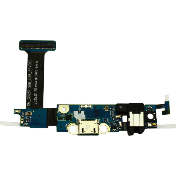 Dock-Connector mit Flexkabel, Micro USB und Headset Anschluss, voor Samsung Galaxy S6 Edge G925F