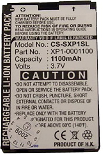 Batterij voor Sonim XP1, XP3 Enduro, XP3 Quest, als XP1-0001100