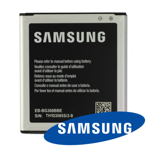 Akku Original Samsung für Galaxy Core Prime SM-G360F, Typ EB-BG360BBE, mit NFC-Funktion