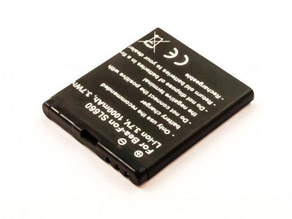 Batterij voor Bea-Fon SL652A, SL652AF SL660, SL670, 1000 mAh