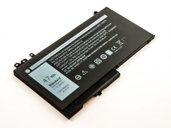 Batterij voor Dell Latitude E5270, E5470, E5570, als 451-BBUJ, 53VJ6, JY8DF, NCVW8, XKWC7, 4120 mAh